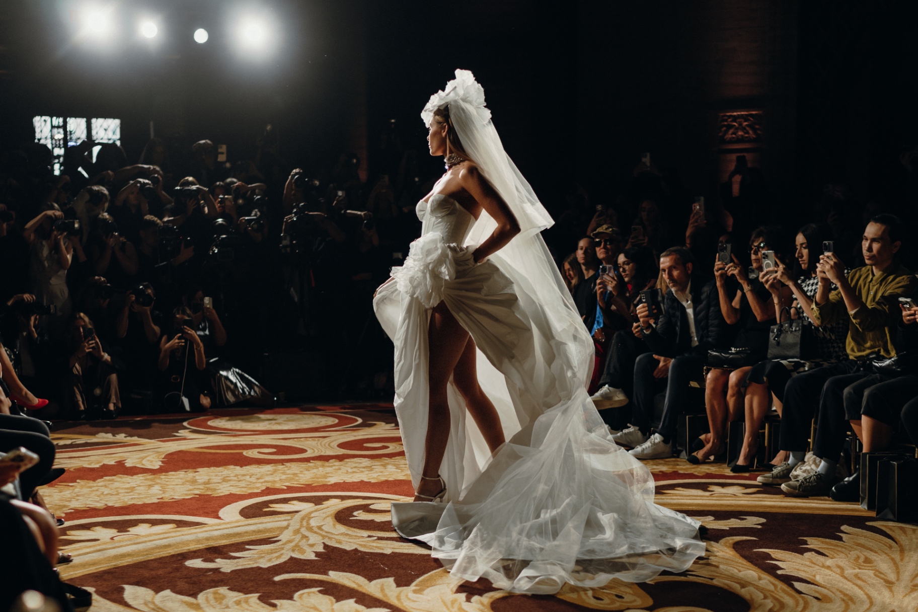 Runway bridal couture